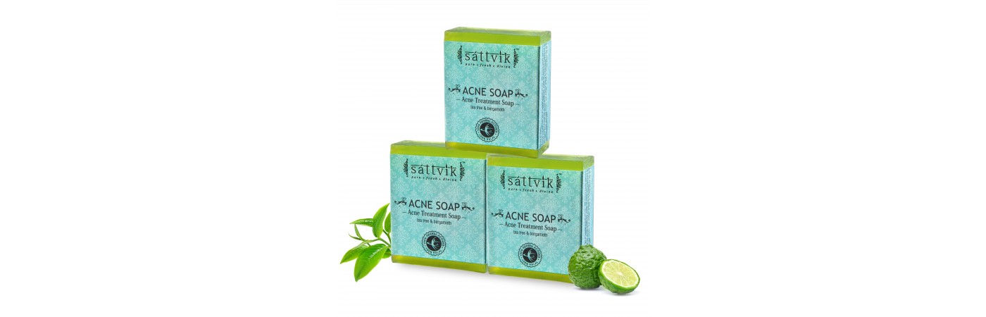  Sattvik Acne Soap(Pack of 5)